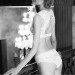 Молочный ажурный бралетт L. Код: Б204